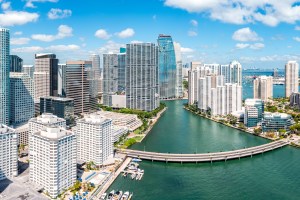 Cover image with aerial view of Miami's skyline, used for May 2026 U.S. Office Market Outlook
