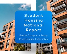 Student Housing Preleasing Following a Familiar Pattern